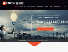 Tablet Screenshot of firstforcloud.com
